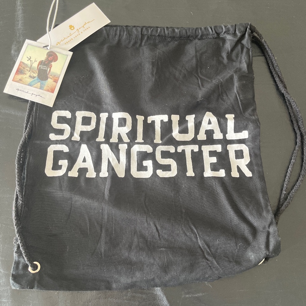 Spiritual Gangster Varsity Cinch bag